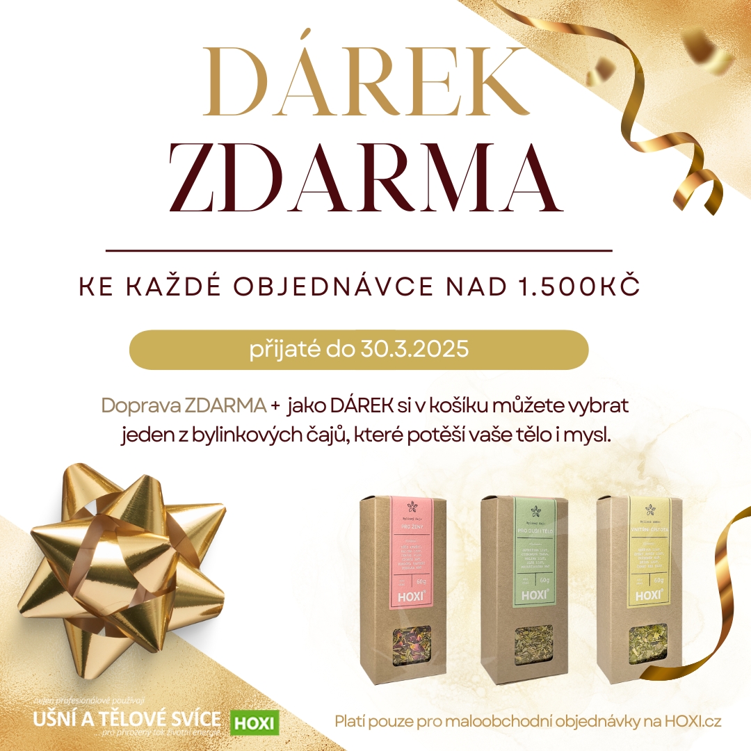Dárek k objednávce - HOXI ušní a tělové svíce - 3-2025-01
